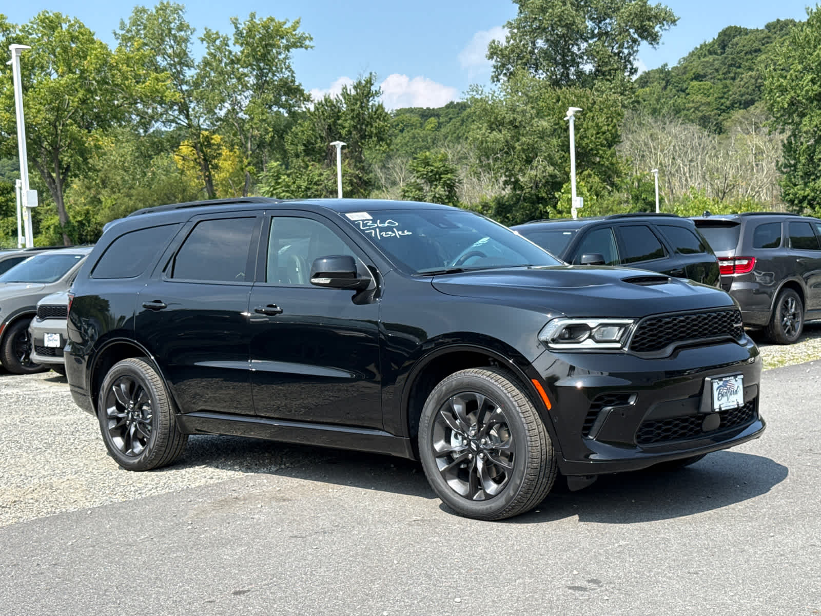 2026 Dodge Durango GT Plus in Db Black Clearcoat — front three-quarter view