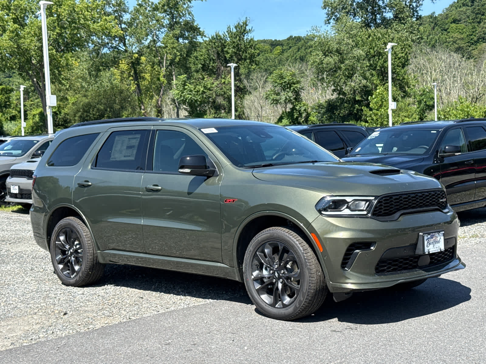 2026 Dodge Durango GT Plus in Green Machine — front three-quarter view